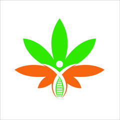 hemp medicine icon