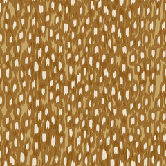 Abstract modern leopard seamless pattern. Animals trendy background. Beige and brown decorative vector stock illustration for print, card, postcard, fabric, textile. Modern ornament of stylized skin