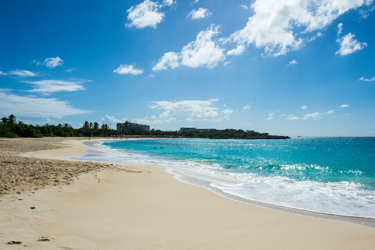Caribbean, Antilles, Sint Maarten, Mullet Bay beach
