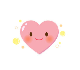 助け合いハートのキャラクター