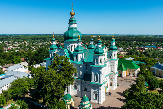 View over the Trinity Monastery, Chernihiv, Ukraine