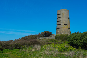 United Kingdom, Channel islands, Guernsey, world war II Naval tower