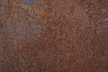 Grunge rusted metal texture, rust, and oxidized metal background. Old metal iron panel