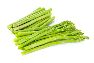 asparagus isolated on a white background.