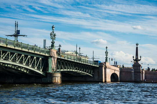 Trinity Bridge, St. Petersburg, Russia