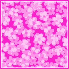 Print for kerchief, bandana, scarf, handkerchief, shawl, neck scarf. Squared pattern with ornament for fabric, textile, silk products. Paisley vector with flowers in nordic style.Floral folk tracery