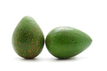 avocado isolated on white