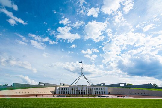 The Australian parliament in Canberra, Australia