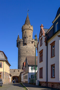 Germany, Hesse, Friedberg, Old defense tower