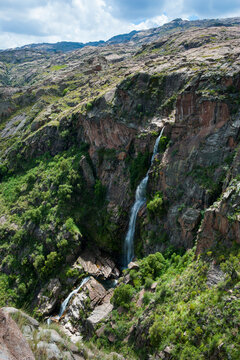 Salto del Tabaquillo waterfall, Mina Clavero, Argentina, South America