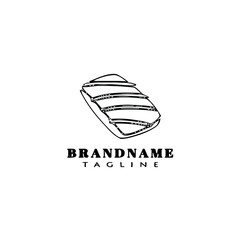 cake logo creative design template icon black isolated vector illustration