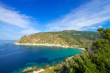 France, Corsica, ligurian sea near Saint Florent
