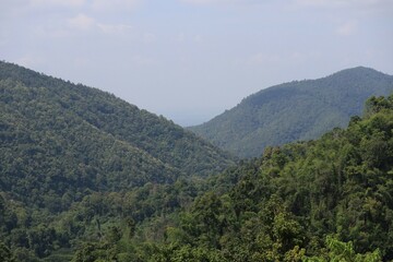 Naklejka premium mountains in the mountains
