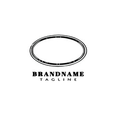 frame border logo cute black icon isolated vector illustration