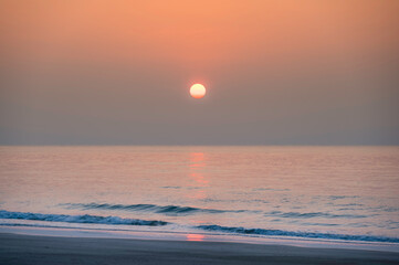 Sun rise and sun set and sky background