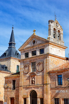 Spain, Province of Burgos, Lerma, Facade of Convento San Blas