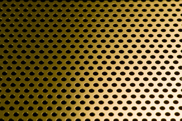 ゴールドのパンチングメタルのイメージ写真