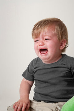 Baby boy crying