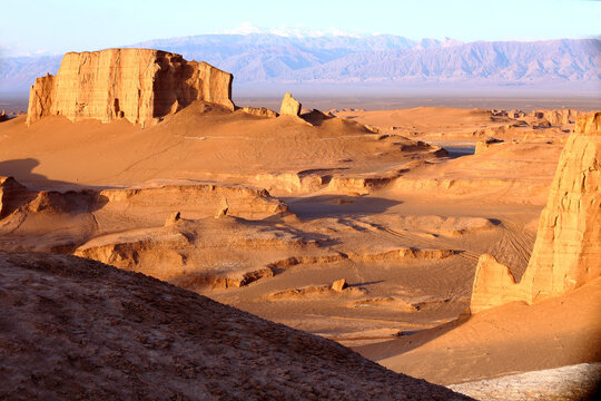Iran, Arid landscape of Lut Desert