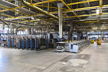 Machines for transport and sorting plant in a printing shop
