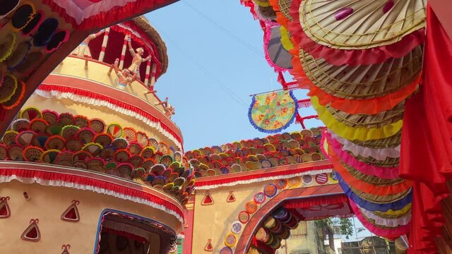 Kolkata, India : Durga Puja Pandal in Celebration of Bengal