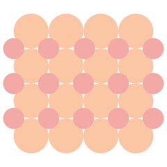 Simple Colored circle background pattern