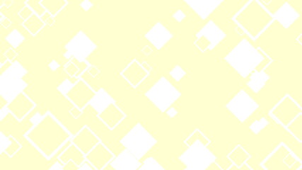 シンプルなひし形のパーティクルイラスト パステルイエロー [別Verあり]