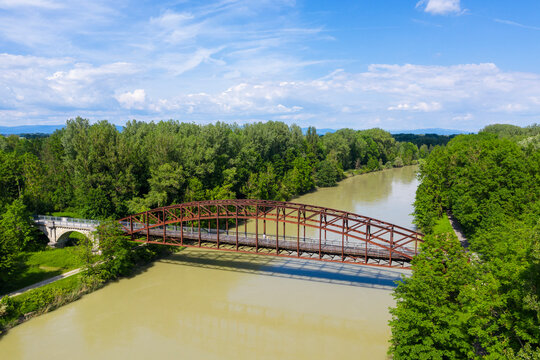 Germany, Lower Bavaria, Bockerl Bridge near Landau an der Isar