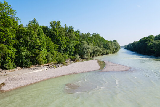 Germany, Upper Bavaria, Isar river