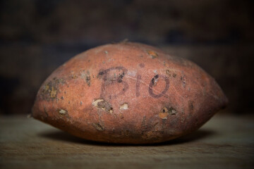 Organic sweet potato with Smart Branding