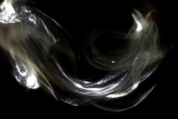 Freeze light on dark background