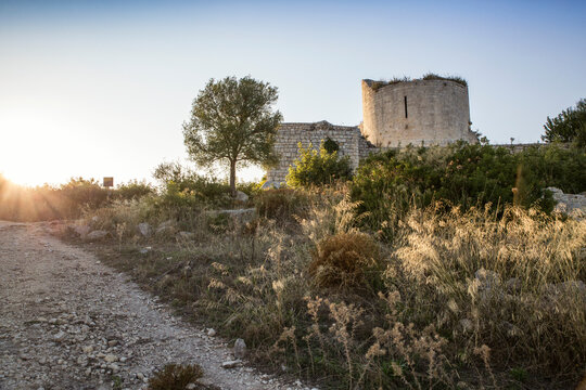 Sicily, Syracuse Province, Noto Antica, Castello, Norman fort