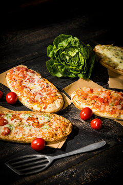 Rustic pizza breads