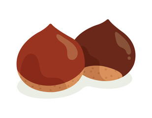 栗のイラスト