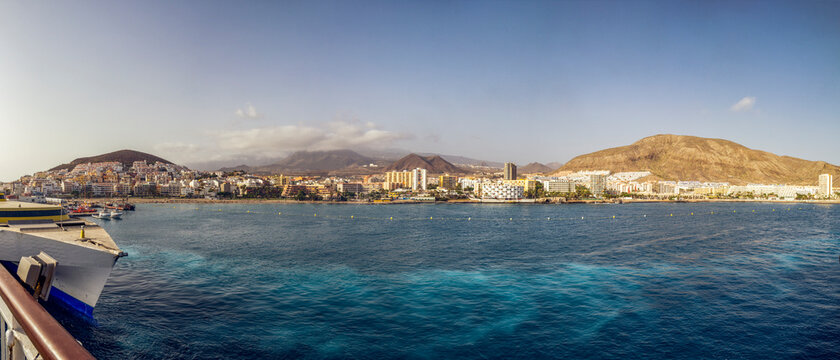 View on Los Cristianos, Tenerife, Spain