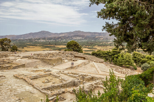 Minoic palace at Phaistos, Crete, Greece