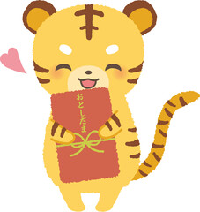 寅年　正月　年賀　お年玉