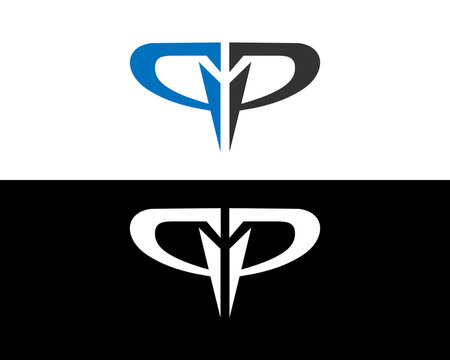 Letter PP Logo Design Idea Creative Vector Template.