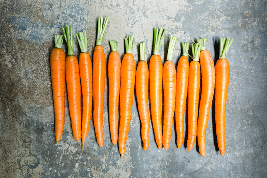 Row of carrots