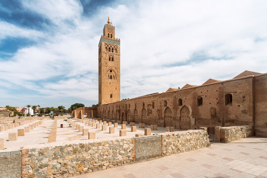 Morocco, Marrakesh, Djami Al Fina, Koutoubia mosque