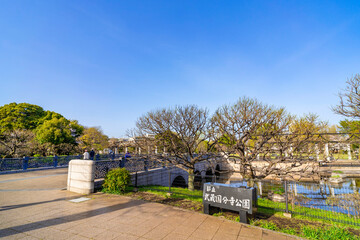 武蔵国分寺公園のエントランス（2021年3月）