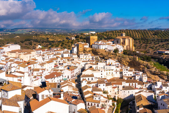 Spain, Andalusia, Province of Cadiz, Setenil de las Bodegas