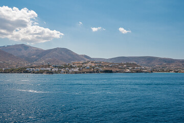 Fototapeta na wymiar Landscapes of Aegean islands in Greece