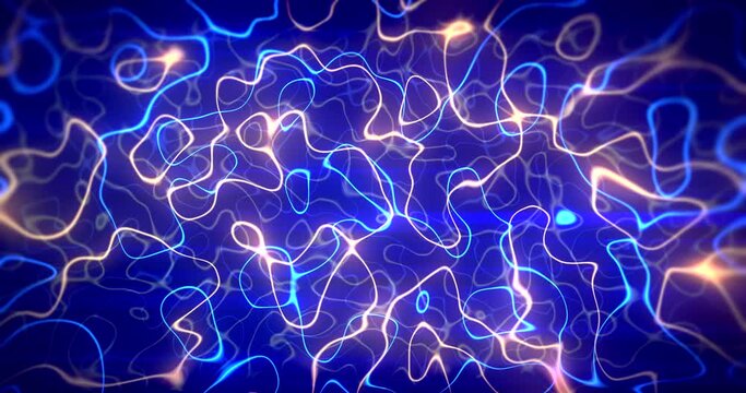 Abstract energy lines concept animation