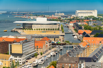 The royal opera house at Christianshavn, Copenhagen, Denmark