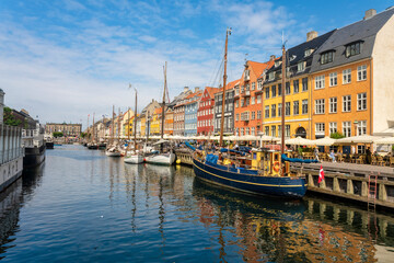 The historic Nyhavn, Copenhagen, Denmark