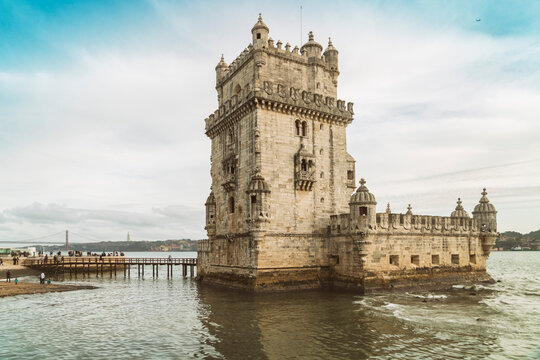 Belem Tower in Lisbon, Portugal