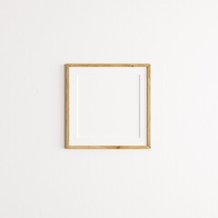 Boho Frame Mockup - Boho empty white frame