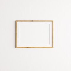 Boho Frame Mockup - Boho empty white frame