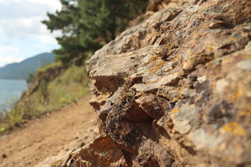 landscape with rocks